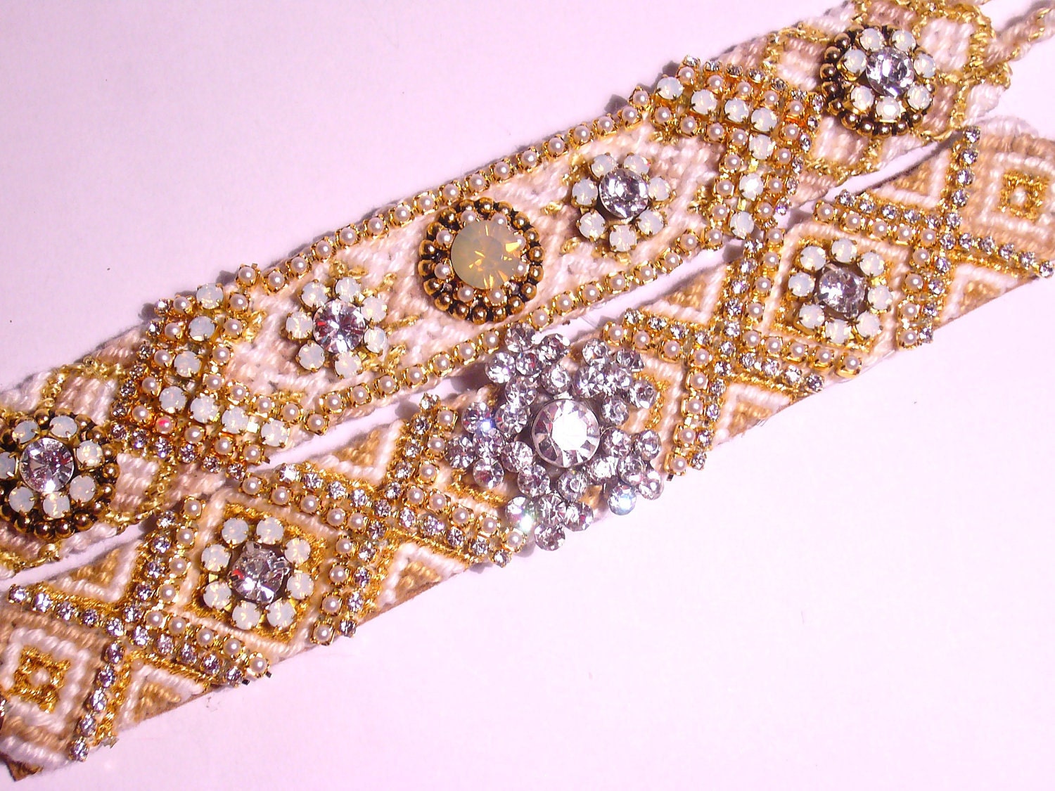 Vintage Rhinestone Friendship Bracelet - The Original PURESSE Line