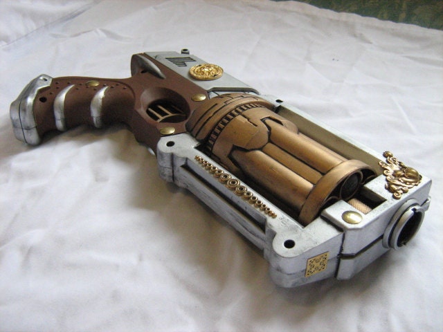 Steampunk Gun - "Mistral" Heavy Revolver