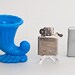 Coeruleum Blue Art Glass Zippo Smoking Set