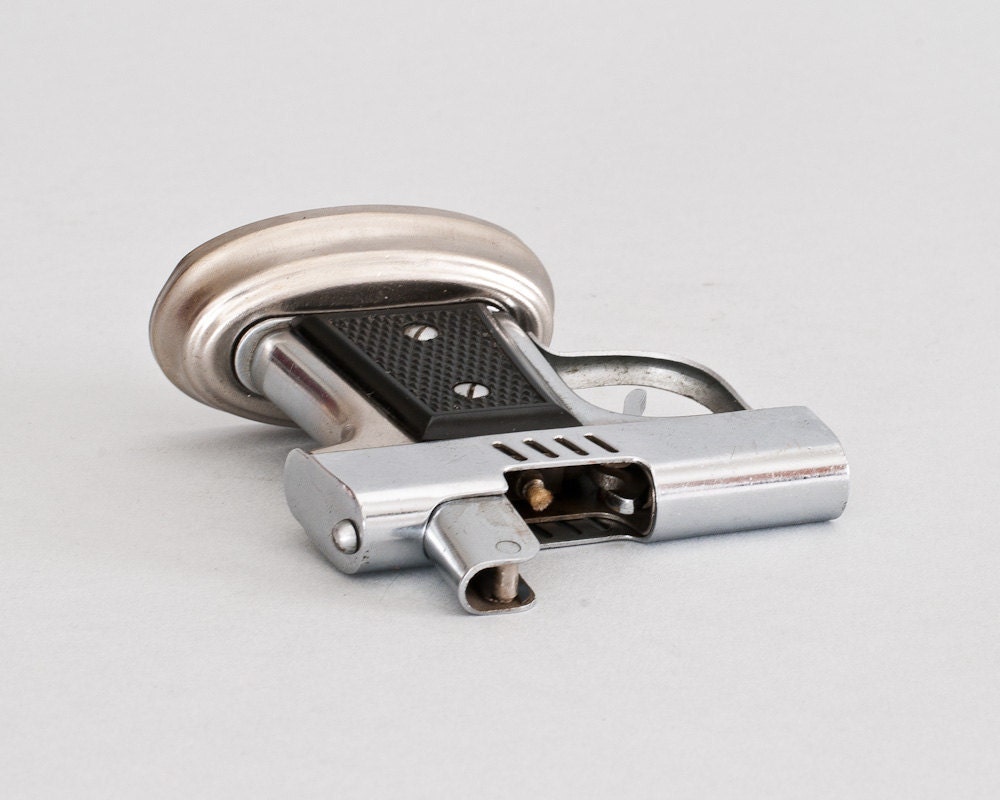 RESERVED for Glenna - Working Occupied Japan Pistol Table Lighter