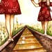 Mother and daughter "our path" art print