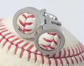 Phillies GAME USED Baseball Cufflinks w/ Gift Bag