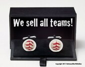 Game Used Baseball Cufflinks w/ GIFT BOX