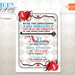 Alice in Wonderland Vintage Tea Party Invitation - Printable UnBirthday Invite - DIY Print - Alice's Tea Party