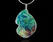 Three Dolphins Healing Pendant - Chakra Healing Jewelry