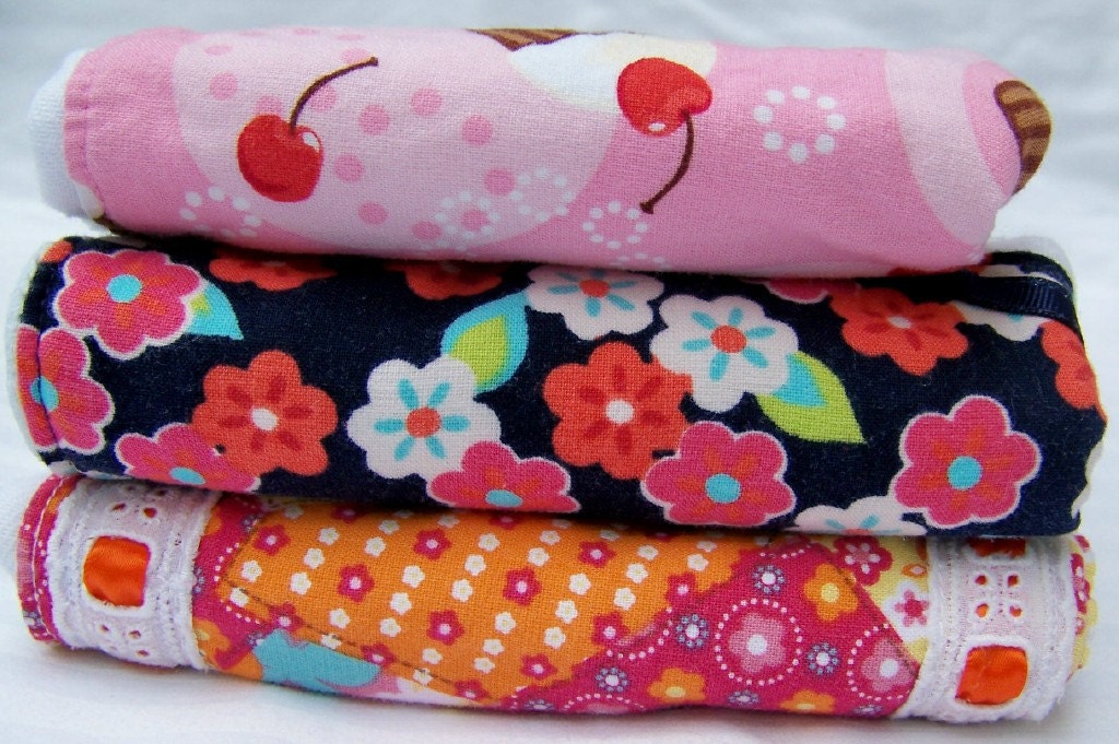 Burp Cloth - Cute and Tasty Trio