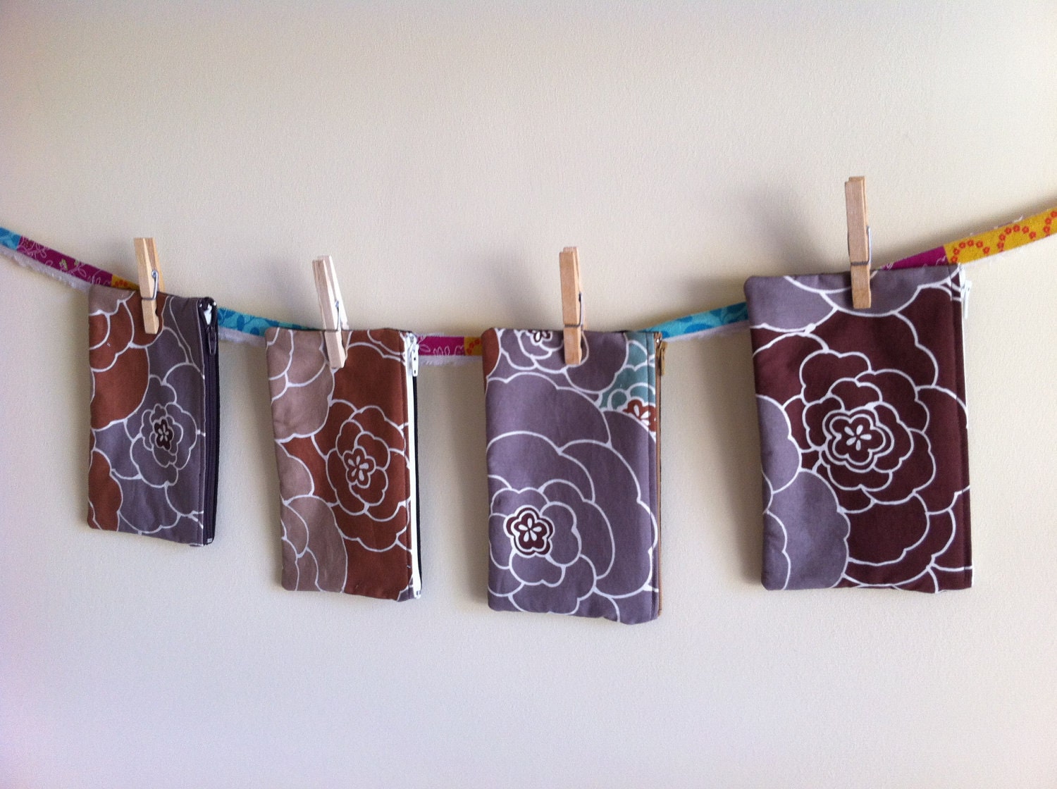 Big Blooms Zipper Pouch