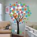 wall decal girl wall decal nursery wall decal baby wall sticker children wall decor home decor wall hanging flowers-Colorful Tree  decal