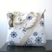 Sailor Messenger  and Hand Bag  Adjustable Cotton strap zipper closure  For Women For New Mom Yatch  Marine Anchor Compass Rudder Beach bag