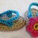 Pink Flower Baby Flip Flops