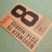 Wedding Wine Label  Table Numbers for weddings, parties, bauhaus style