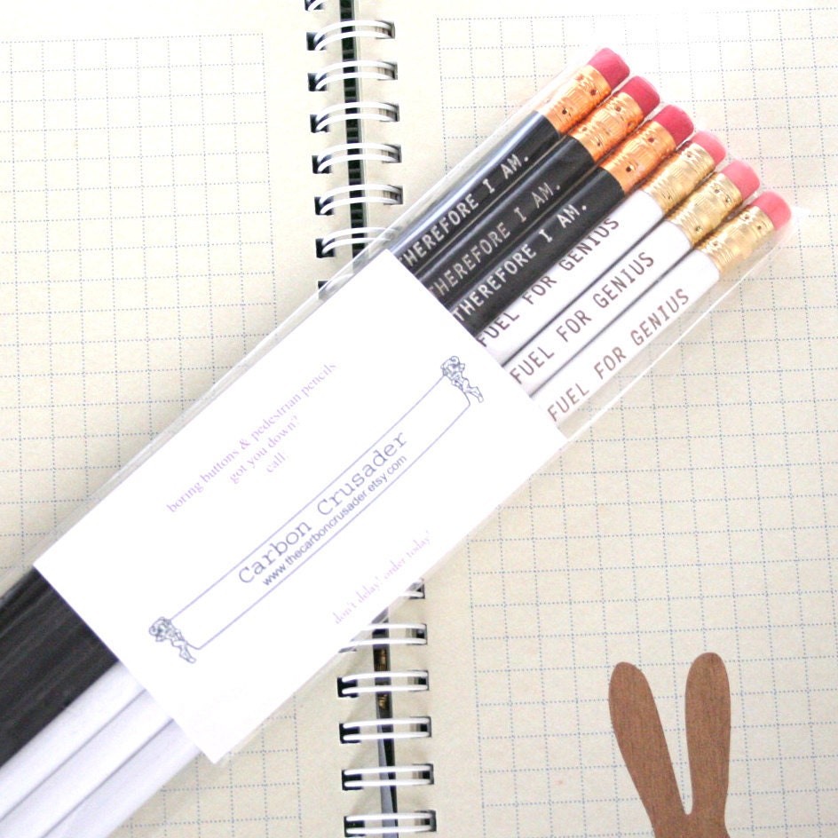 even artichokes have hearts three 3 pencils in green. Hilarious pencils for veggie lovers and deadpan snarkers everywhere.