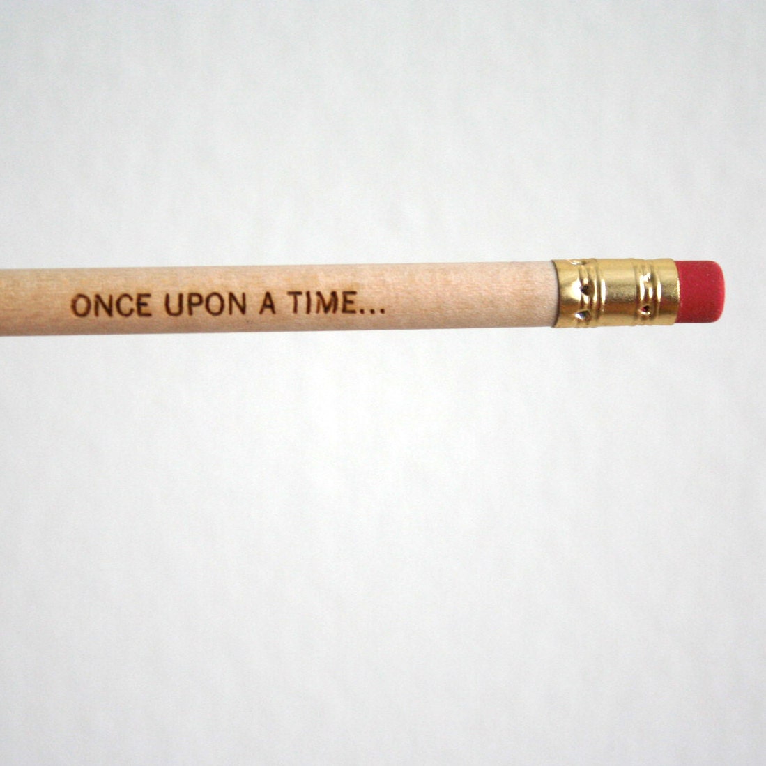 once upon a time... 3 pencils in natural wood. tell your story, update your diary, make your tales noteworthy.