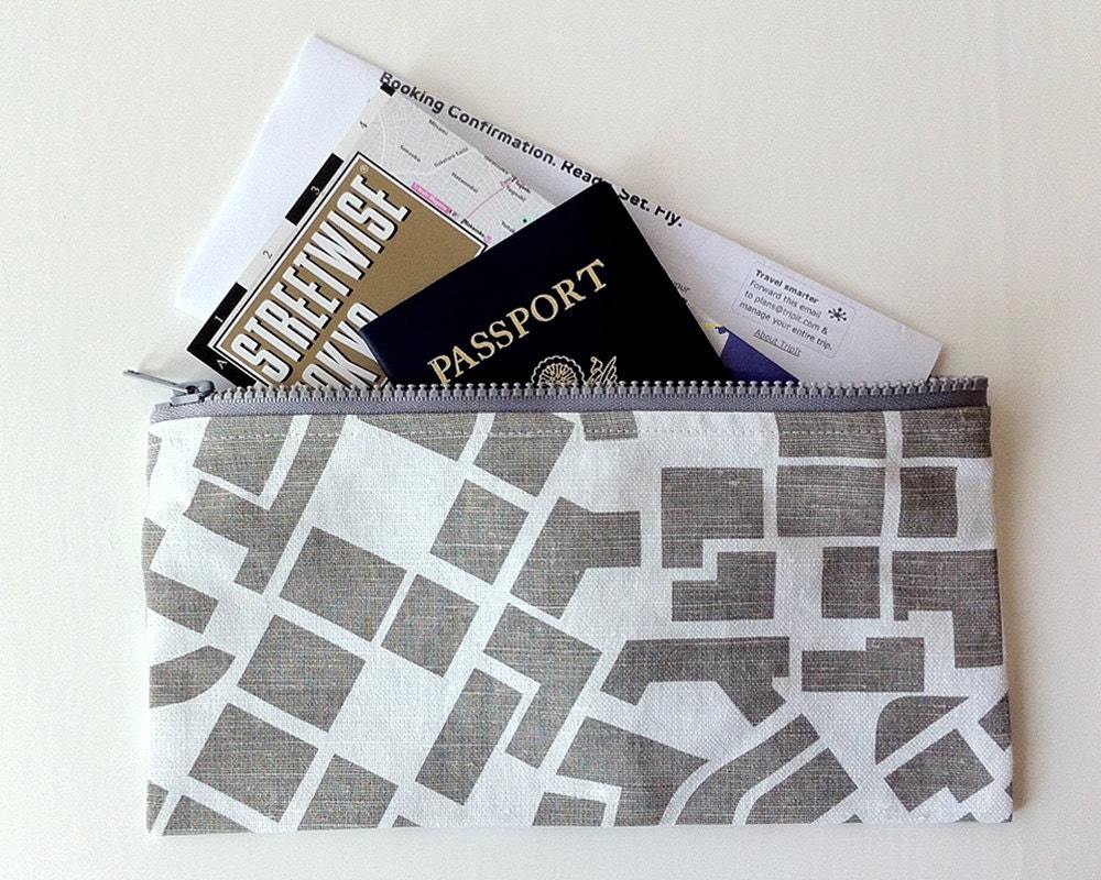 Zip Bag - City in Slate