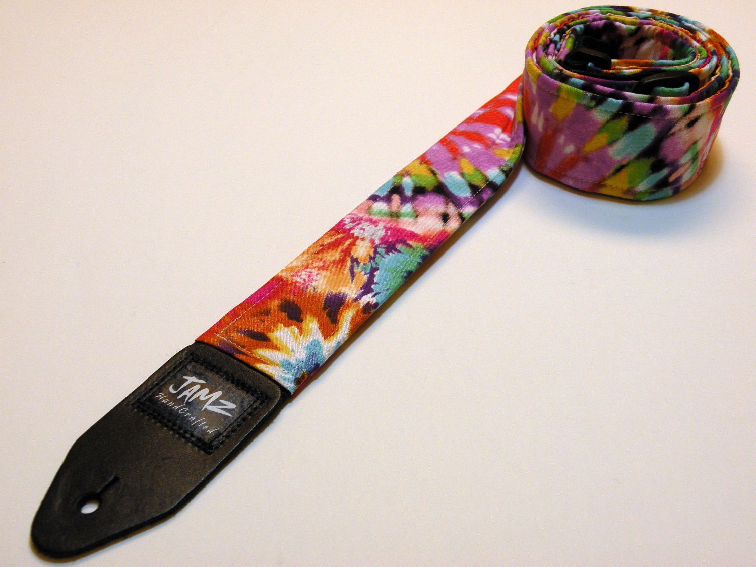 TIE DYE Guitar Strap - Hippie - Grateful Dead - Janis Joplin - Joe Cocker - 60's - 70's