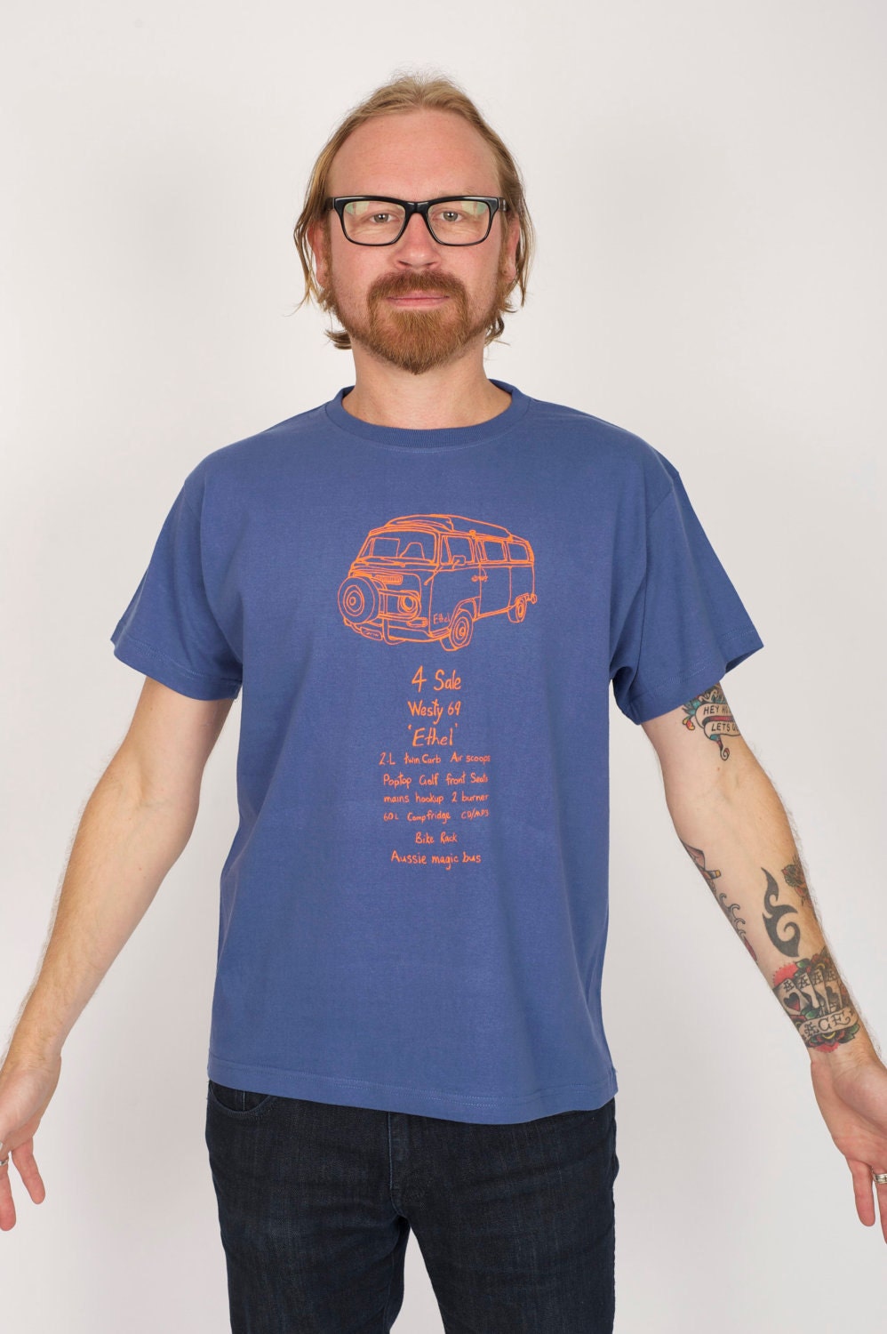 vw kombi bus Mens Tshirt