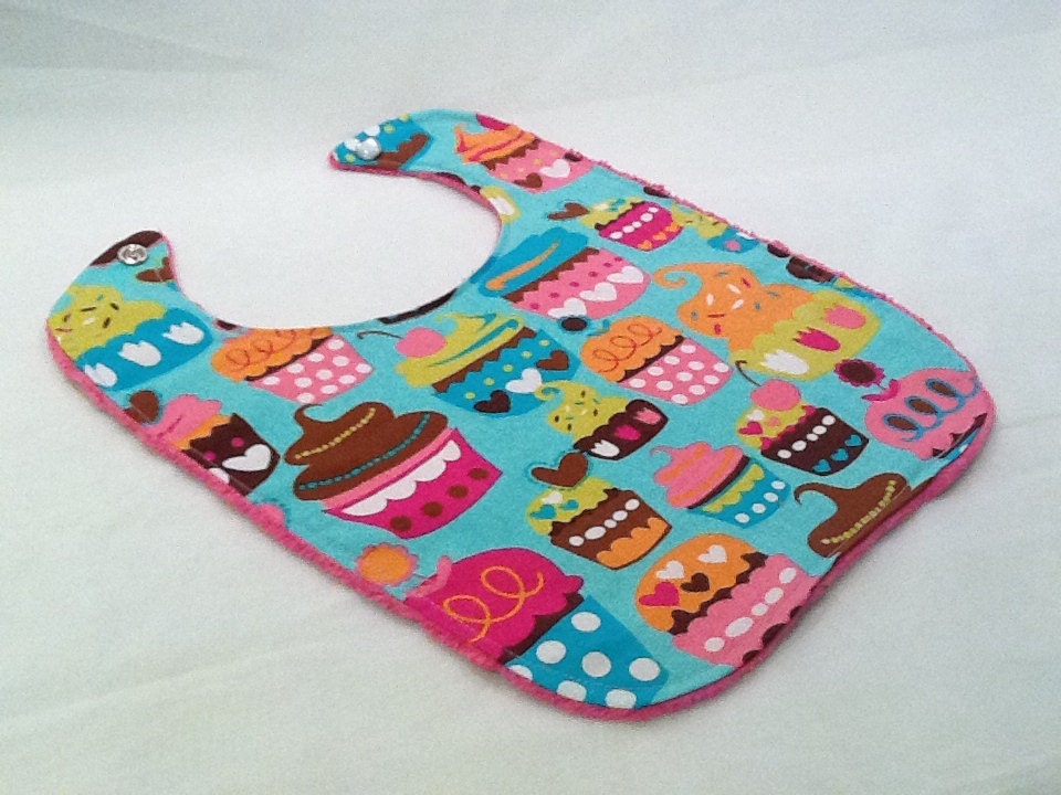 Turquoise Sweet Treats Yummy Bib
