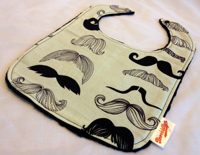 Mustachio Bib