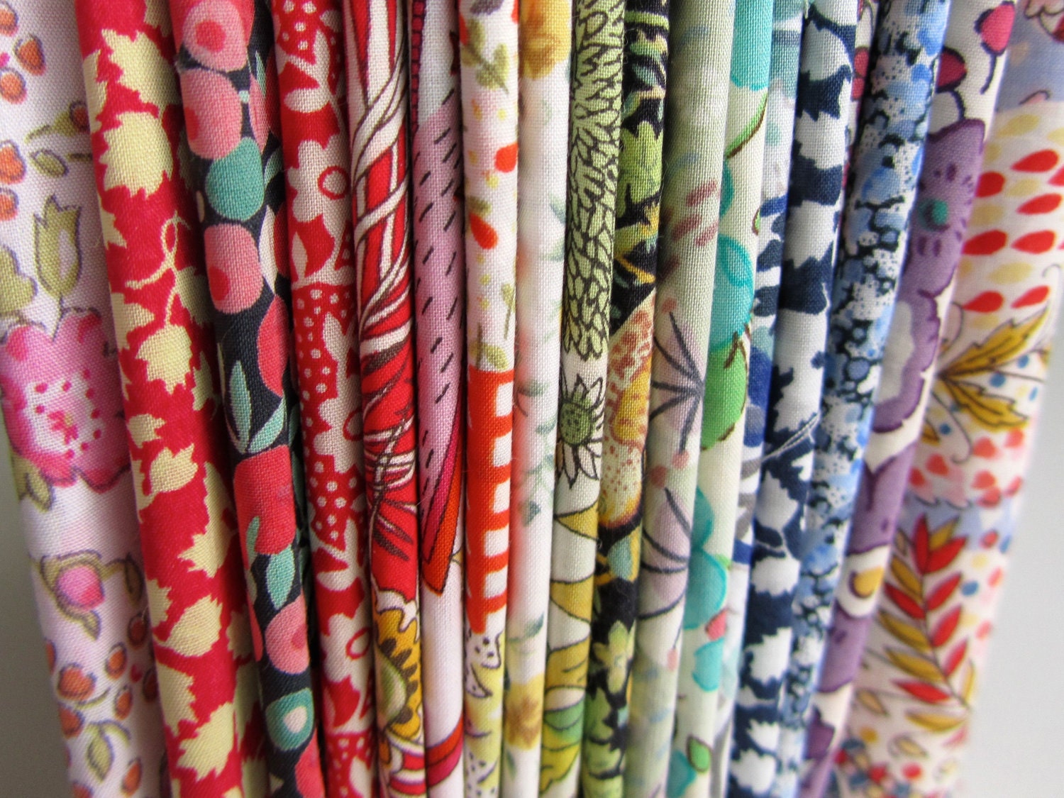 Liberty of London colour wheel bundle, 18 fat eighths, a full spectrum of Liberty print