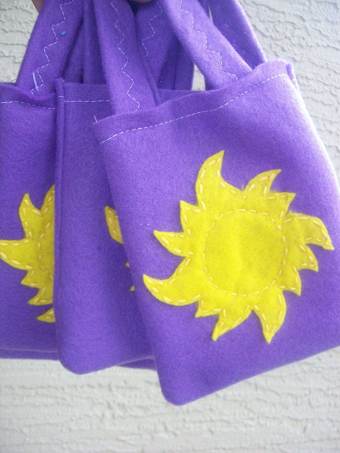 Rapunzel Party bags Set of 6 Sun party bags