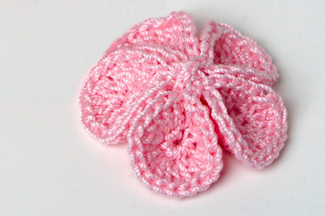 Crochet Pattern Small Tropical Flower 3D PDF Instant Download