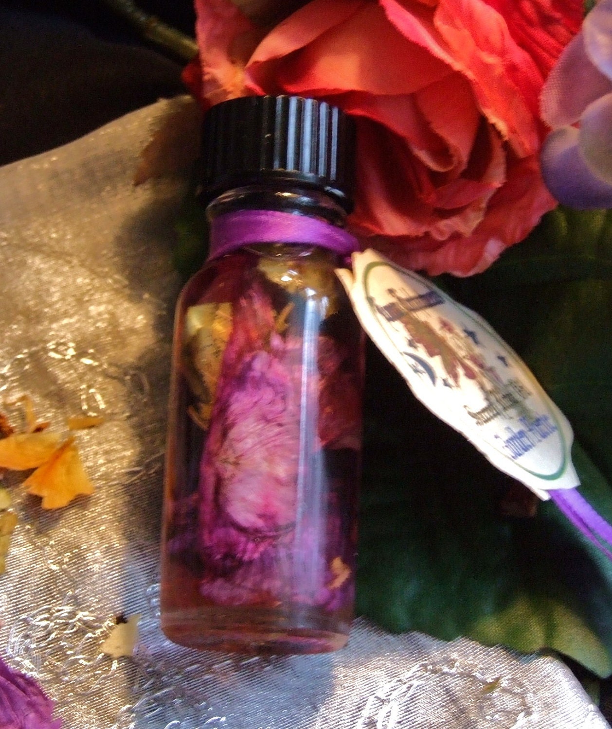 Faerie Garden Ritual Oil . Summer  Solstice. Fairy Circle Attracting. Heightened Site & Awareness.  Anointing Oil