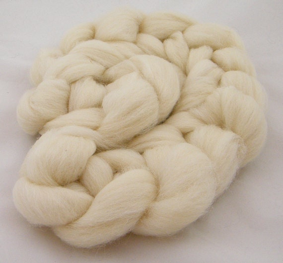Whitefaced Woodland Wool Spinning Fiber- British Wool,  100g