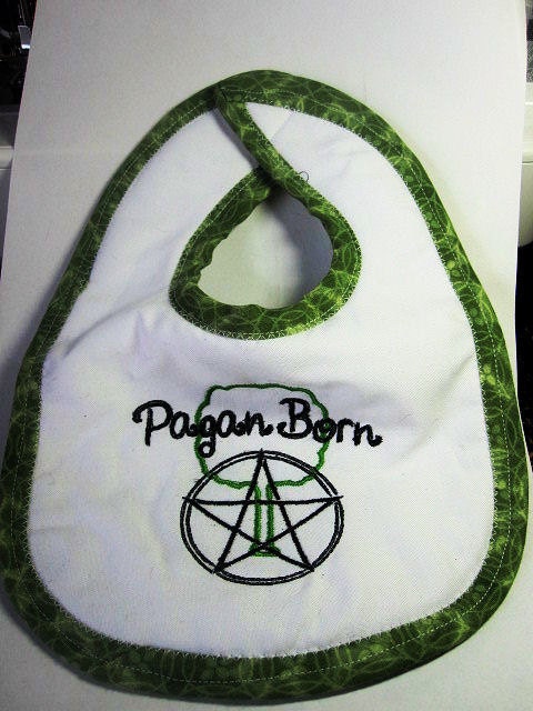 Pagan Born Embroidered Infant/Toddler Bib