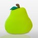 Pear Pillow - Decorative Pillow