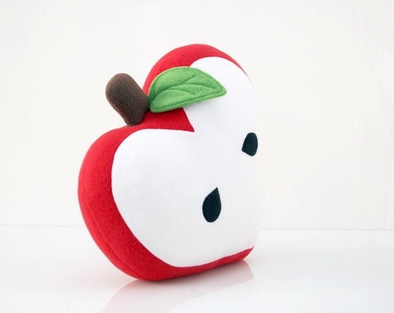 Valentine Gift - Heart Pillow - Apple Pillow - Heart Apple Pillow