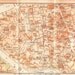 Rome City Centre  Plan 1925 Vintage