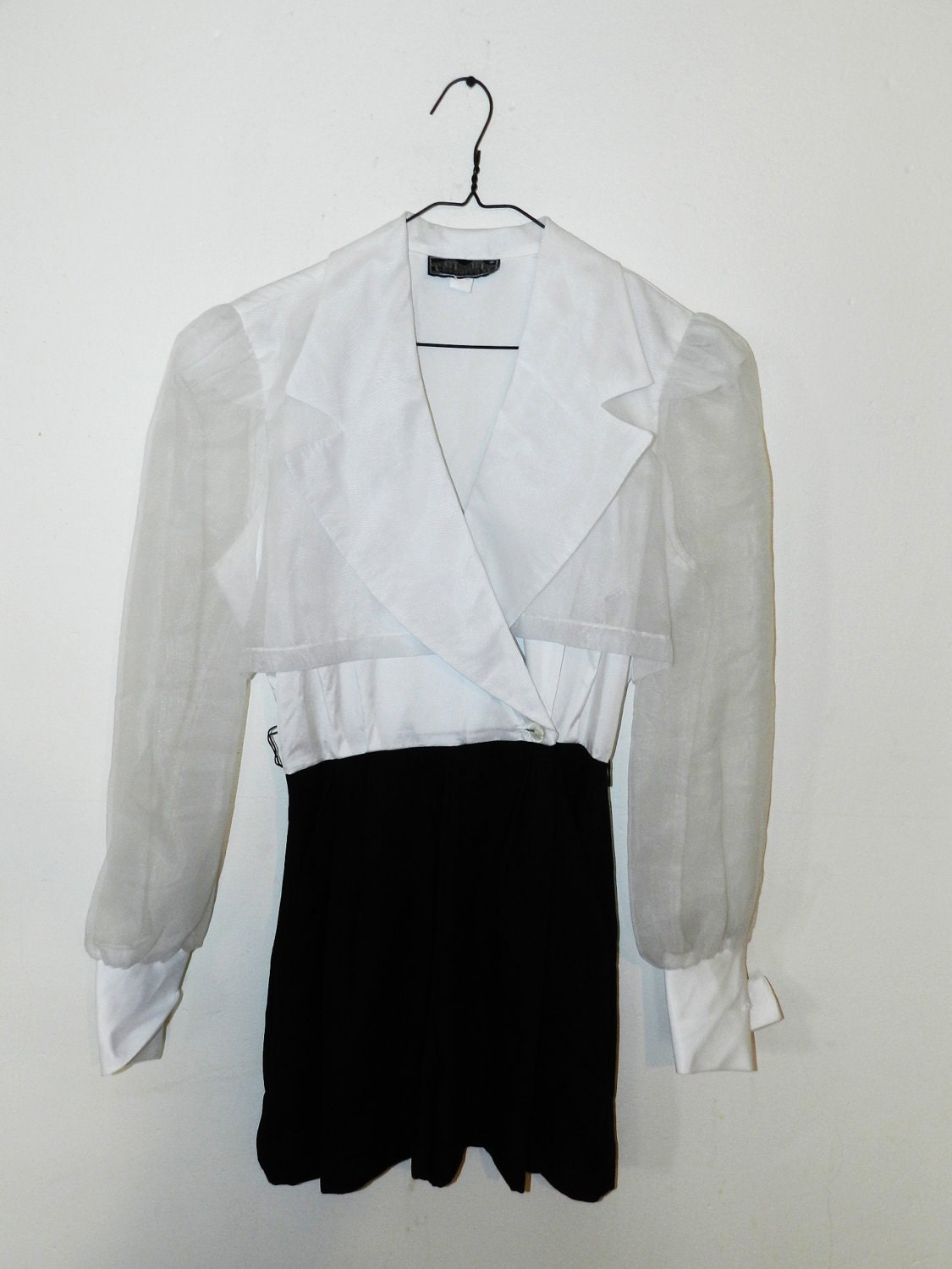 Vintage 80s Corporate Chic Summer Shorts Romper - size 8 / 10