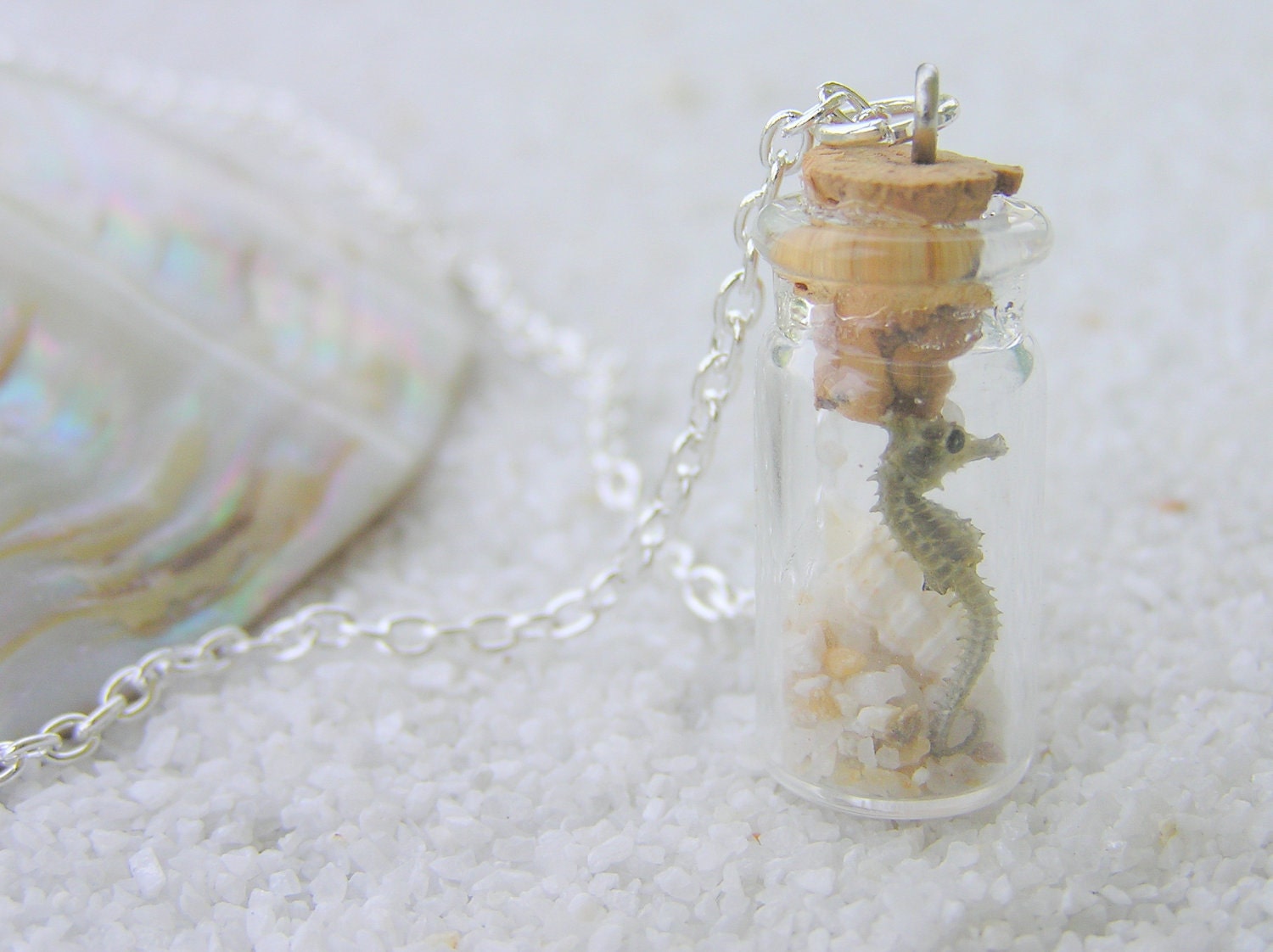 The "Creature of the Sea" Bottle Necklace