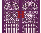 Laser cut scrollwork gatefold - "The Ebell"