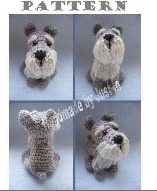 PATTERN ONLY Schnauzer Crochet PDF instructions