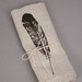 Feather Linen Napkin Set - 4/Pack
