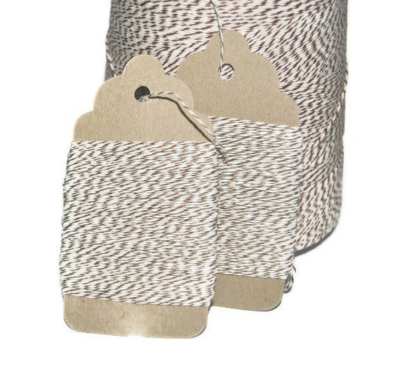 Bakers Twine in Chocolate Brown Color. cotton.  25 yards .