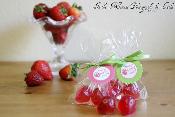 STRAWBERRY SOAP FAVORS (20 Soaps) - Strawberry Shortcake Inspired Favor, Birthday Party Favor, Baby or Bridal Shower Summer Favor Il_570xn