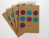 Wedding Thank You Cards in Peacock
