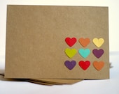 Thank You Cards with Rainbow Hearts