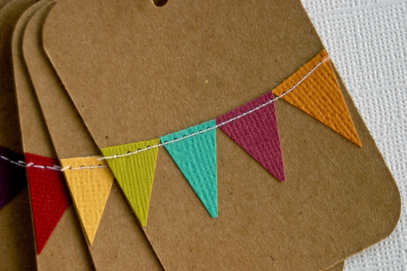 Rainbow Party Favor Gift Tags