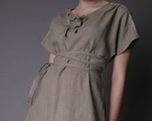Pure Linen, Eco Friendly, Natural Long Dress