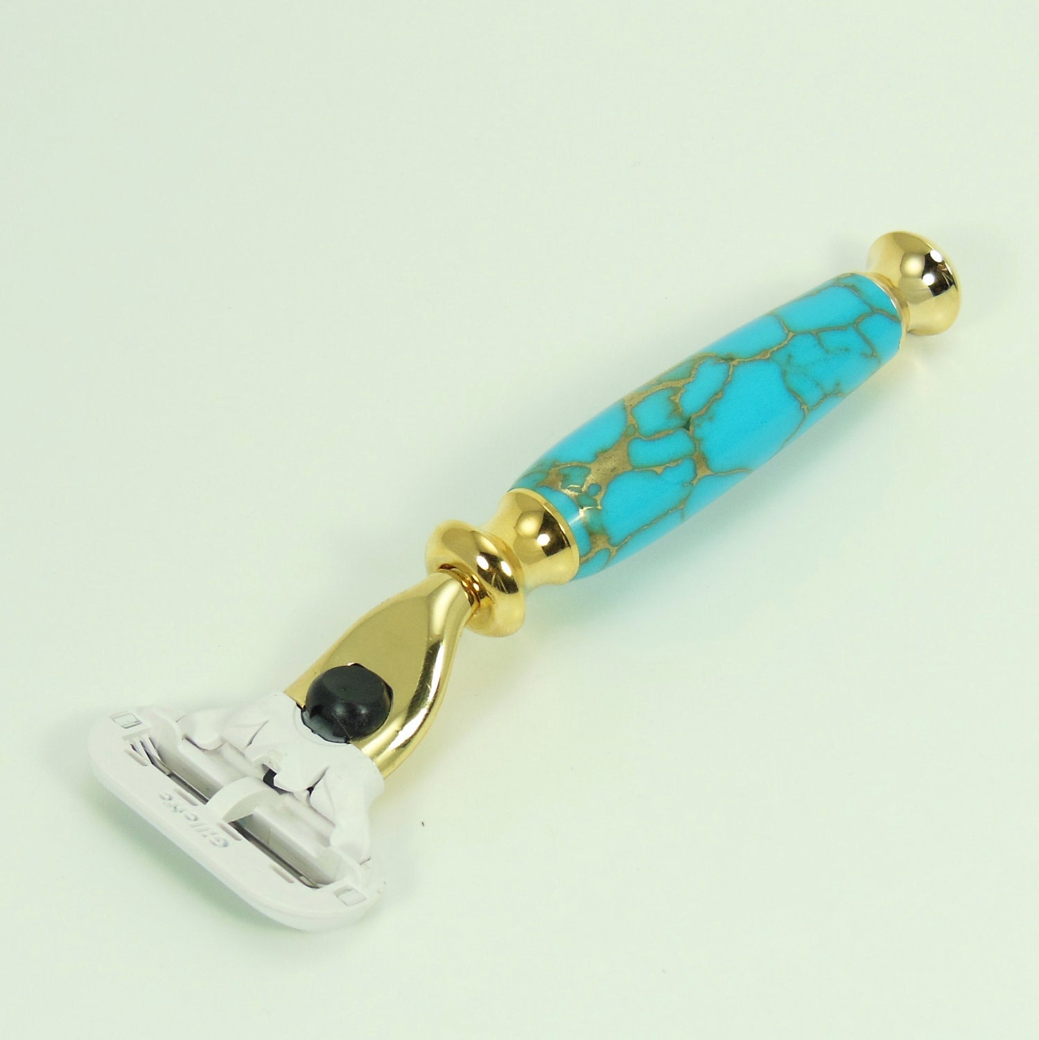 Tiffany and Gold - Gillette Razor Handle - Mach3 and Venus