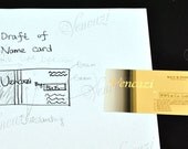 2 sided Custom Designed Gift Card / Business Card / Calling Card / Tag x 300 cards (Hand drawing design also welcome)