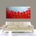 ORIGINAL X Large gallery wrap canvas modern mixed media Oil impasto Floral fine art painting by Nicolette Vaughan Horner