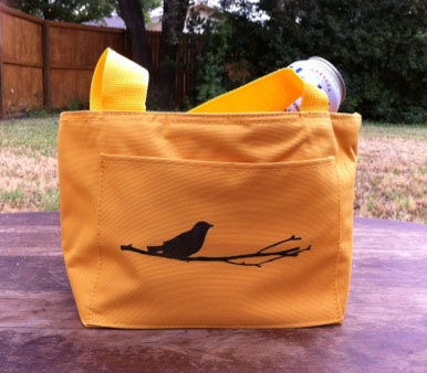 Bird on Branch Insulated Lunch Bag