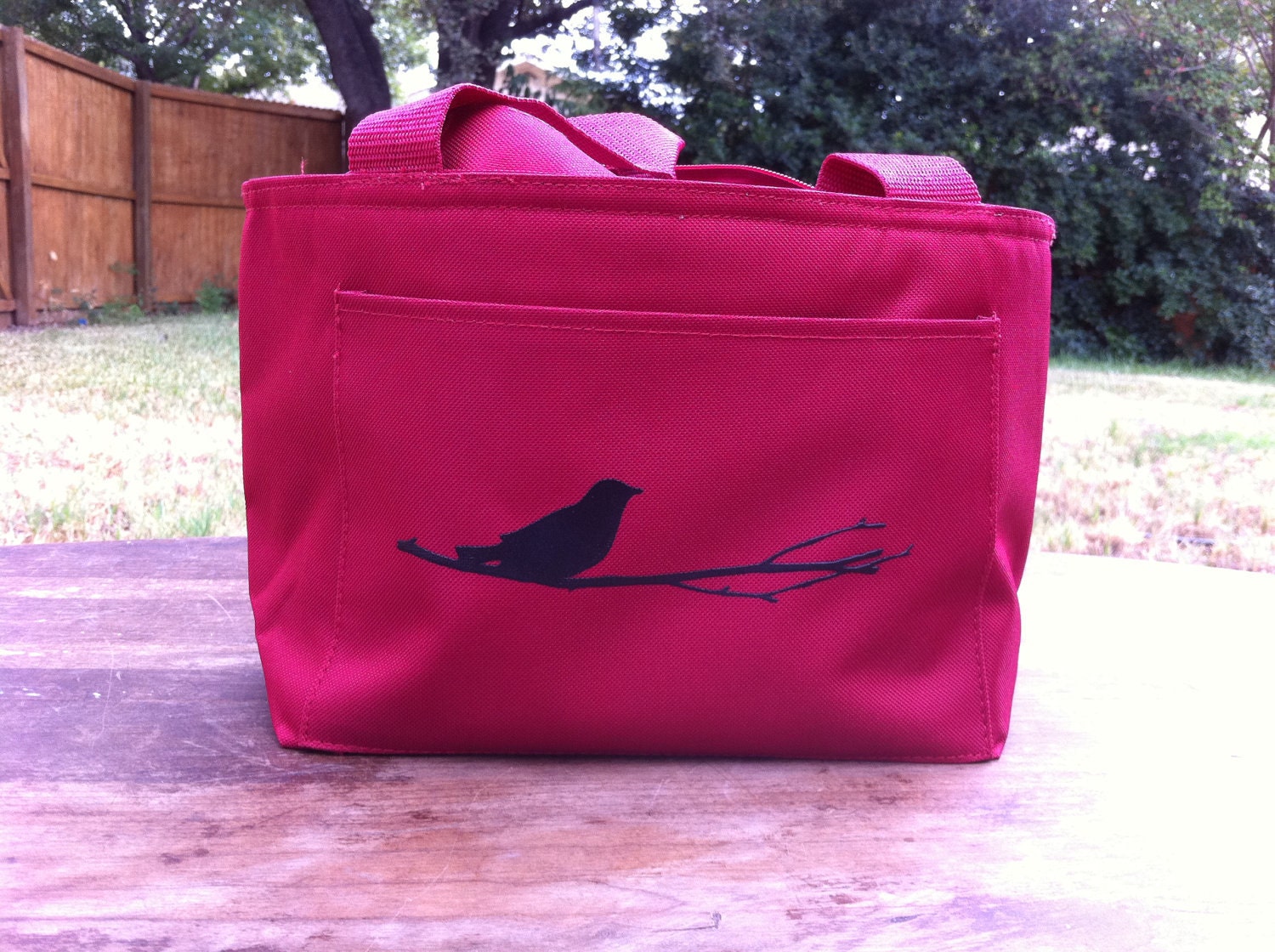 Bird on Branch Lunch Bag/ Six Pack Cooler