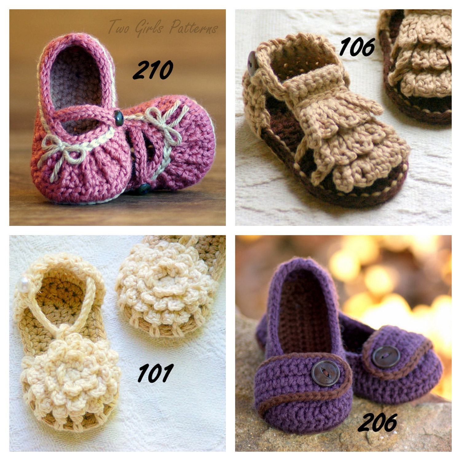 Crochet pattern Any 4 Patterns for 17.00 crochet pattern