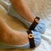 Crochet Pattern for Cute as a Button House slipper Pattern number 111 - Instant Download