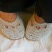Crochet Pattern for Womens House Slipper the Adult Yoke Ballet Flat PDF Pattern number 110 - Instant Download